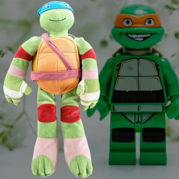 Nickelodeon 2014 Teenage Mutant Ninja Turtles Leonardo 24" Plush Doll Animal - Picture 3 of 9